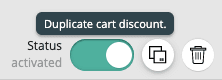 Duplicate Cart Discount Button