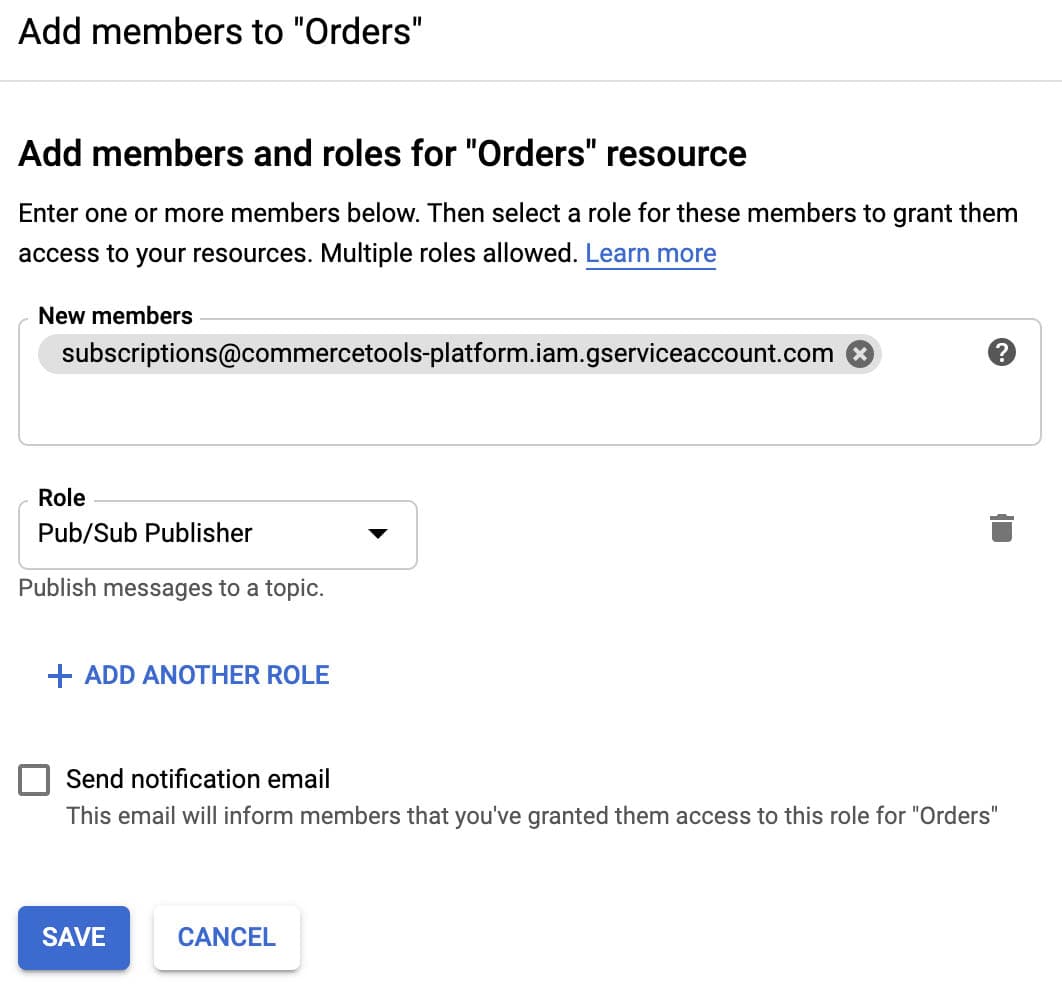 GCP Permission